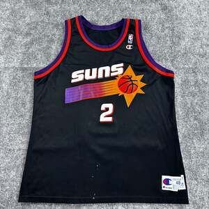 Vintage 90s Champion Elliot Perry #2 Phoenix Suns NBA Jersey Size 48 XL